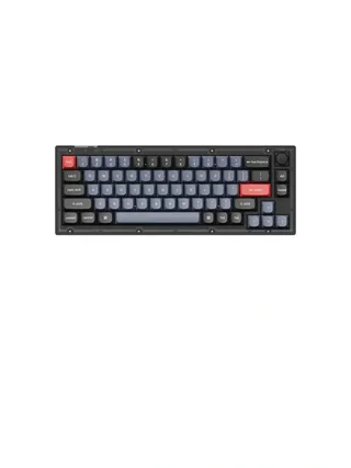 Клавиатура Keychron V2 68 Key QMK Keychron K PRO Blue Hot-Swap RGB Knob Frosted Black