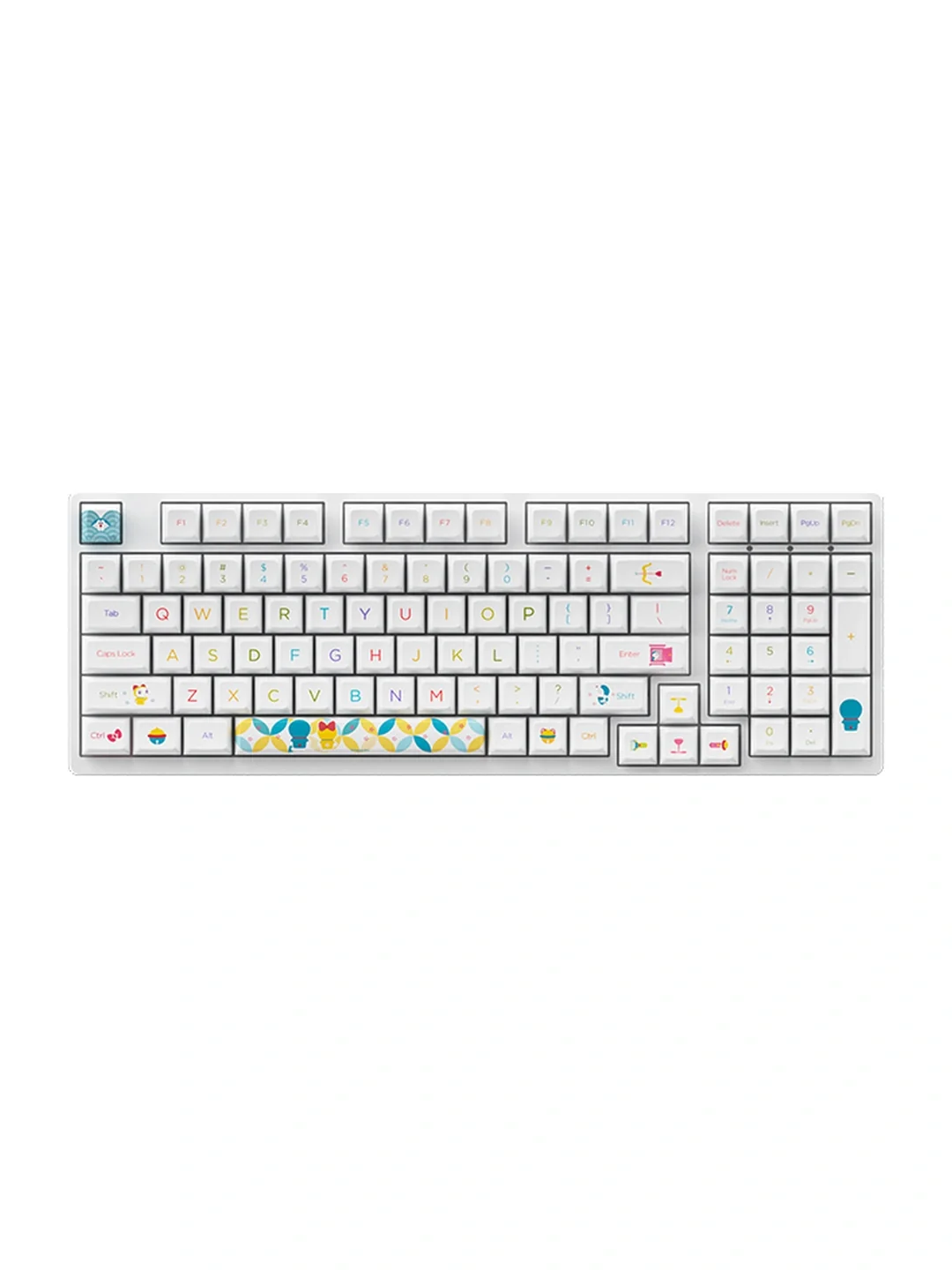 Клавиатура Akko 3098B Doraemon Rainbow CS Jelly Pink RGB
