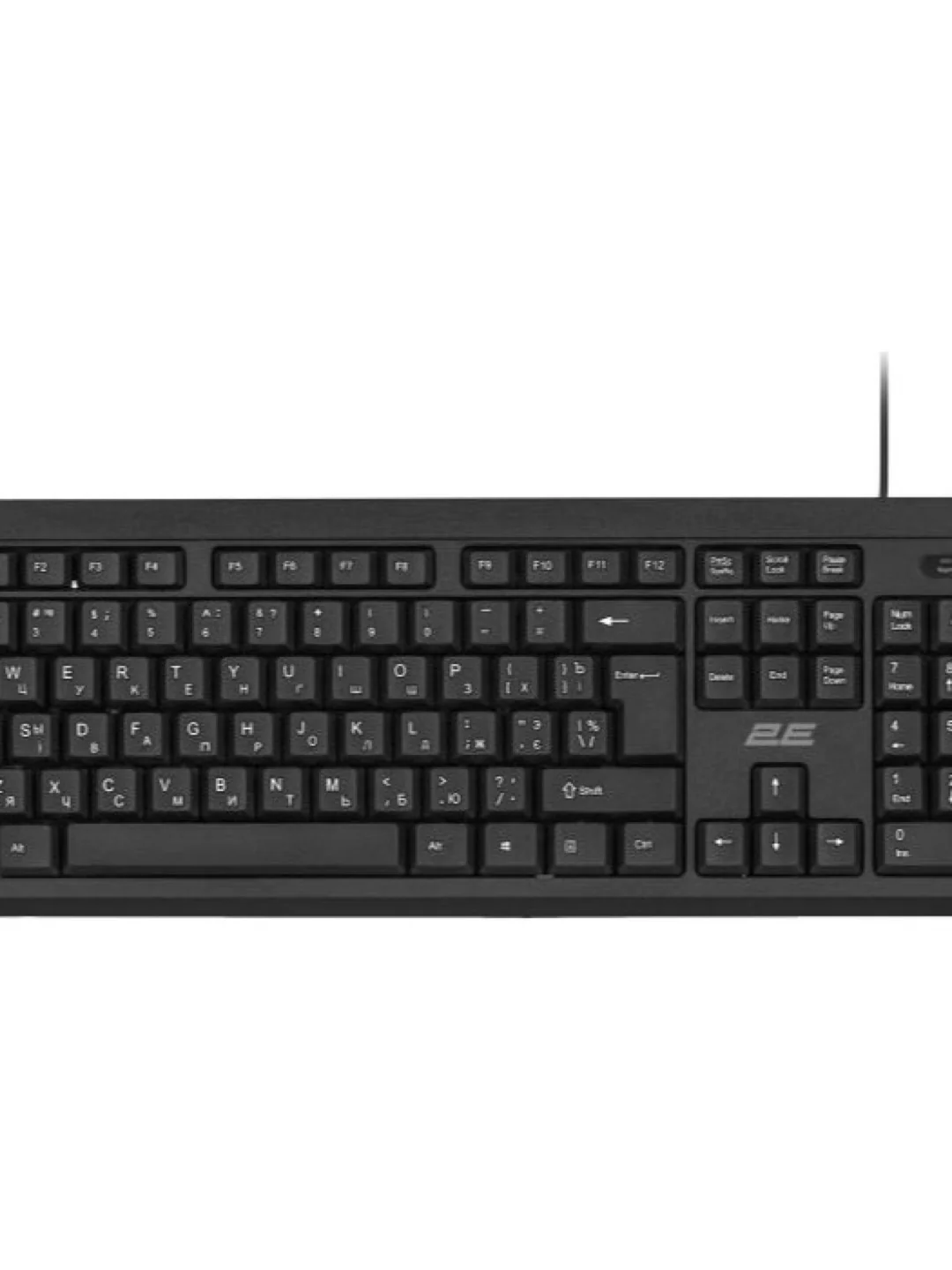 Клавиатура 2E KS108 USB Black 2