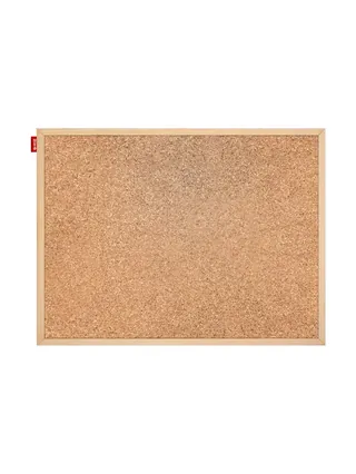 E’lonlar uchun mantar doska yog‘och ramkada, o‘lchami 150x100 sm