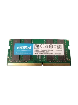 DDR4 SODIMM Crucial 16GB 3200 operativ xotirasi