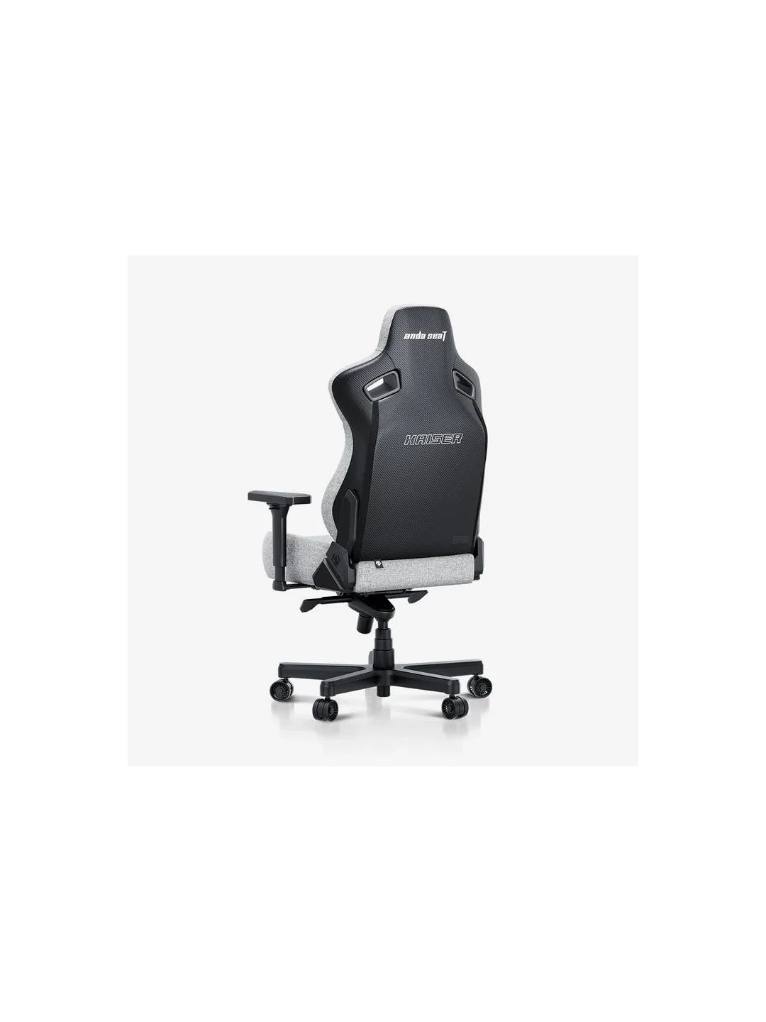 Кресло AndaSeat Kaiser 3Е XL, льняная ткань, 4D-Armrests, серый