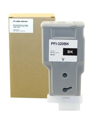 PFI-320 B (черный) для Canon TM-200/300/255/350/355 (300 мл)
