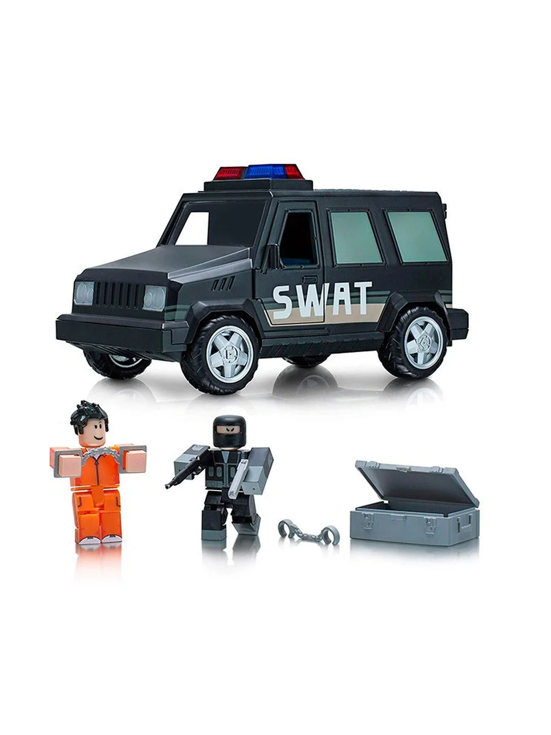 Игровая коллекционная фигурка Jazwares Roblox Feature Vehicle Jailbreak: SWAT Unit W4. набор 2 шт.