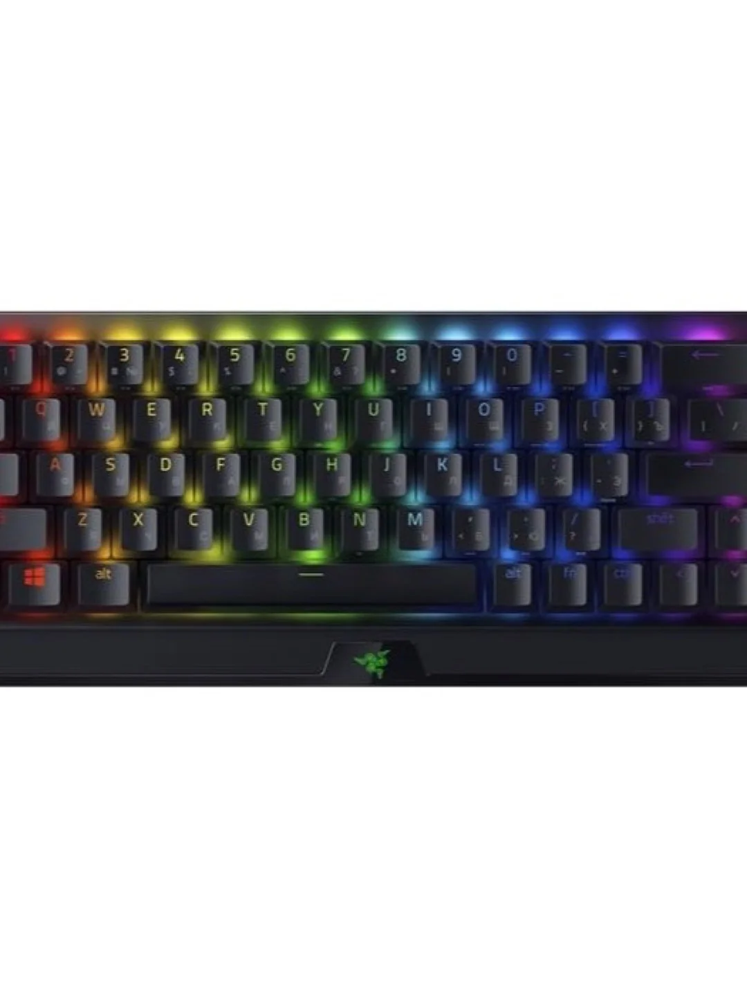 Клавиатура Razer BlackWidow V3 Mini HyperSpeed RGB 68key Yellow Switch USB/WL/BT RU Black 2