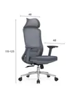 ECO FLEXION ofis kreslosi, kul rang 4