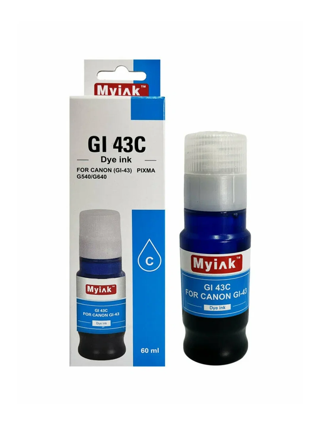 GI-43 C (чернила, 70мл, голубой) для Canon PIXMA G540/640 2