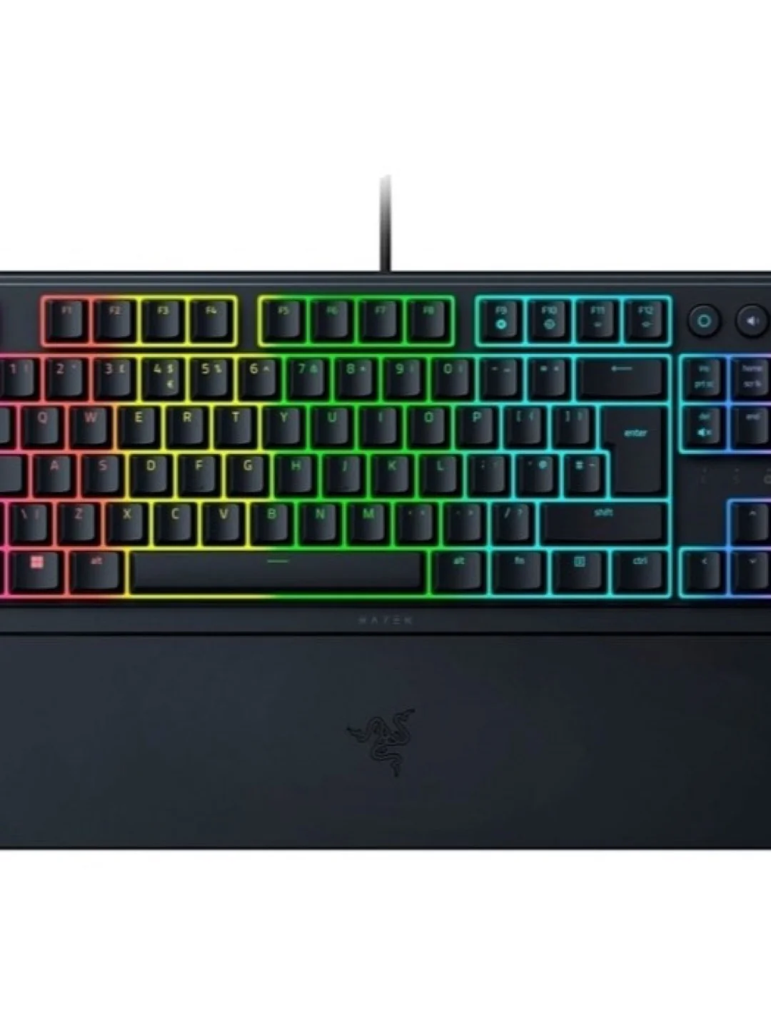 Клавиатура проводная Razer Keyboard mechanical Ornata V3 TKL 84key, Mecha-Membrane Switch, USB-A, EN/RU, RGB, black 2