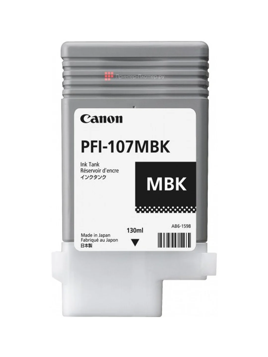 PFI-107 MB (матовый черный) для Canon IPF670/770 (130 мл) 2