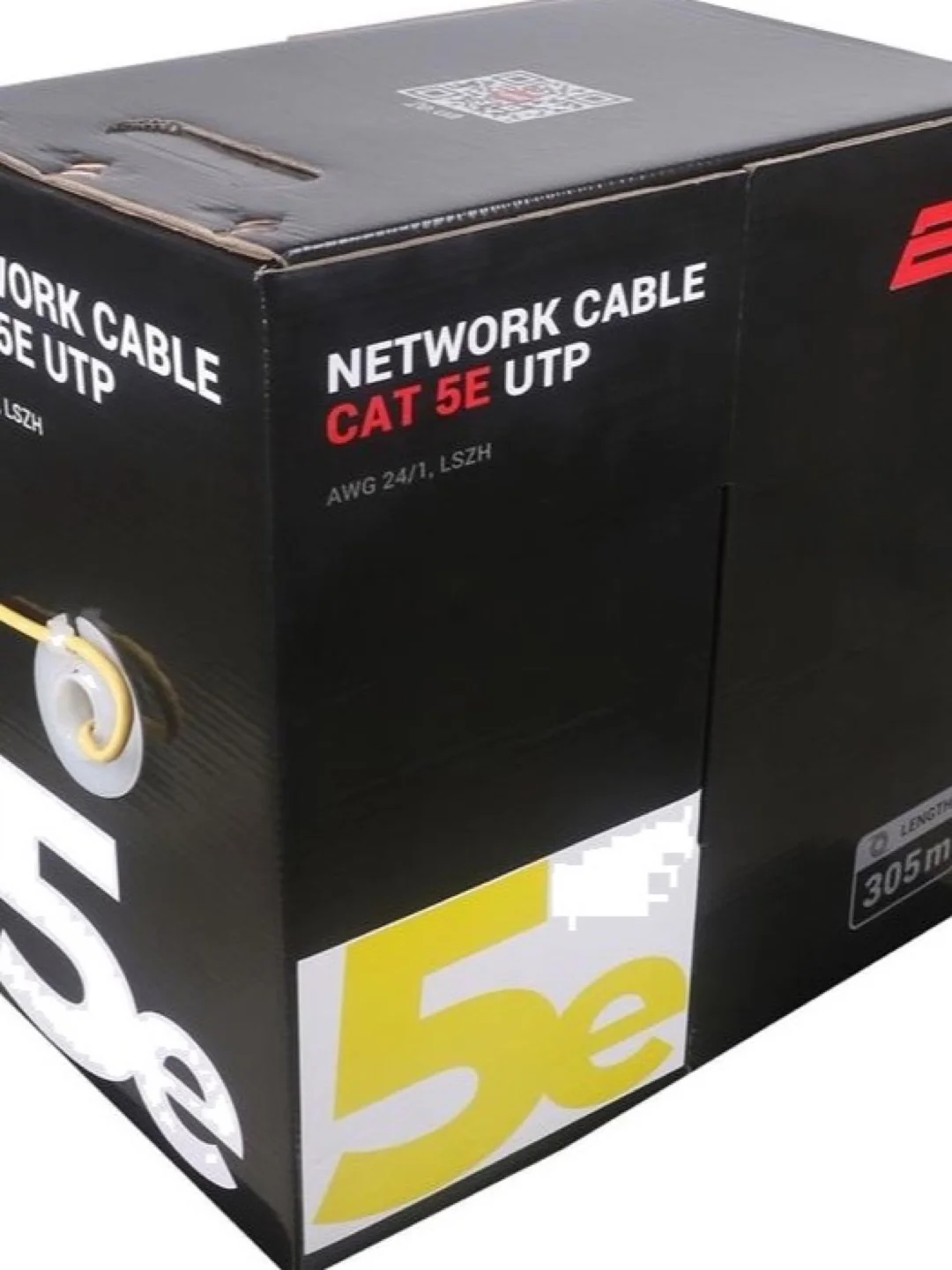 СКС CAT 5e UTP 305m AWG 24/1 LSZH желтый