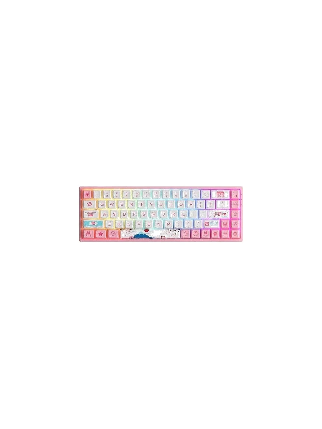 Клавиатура Akko 3061S World Tour Tokyo R2 RGB Hotswappable Cherry Profile Gateron Orange RGB