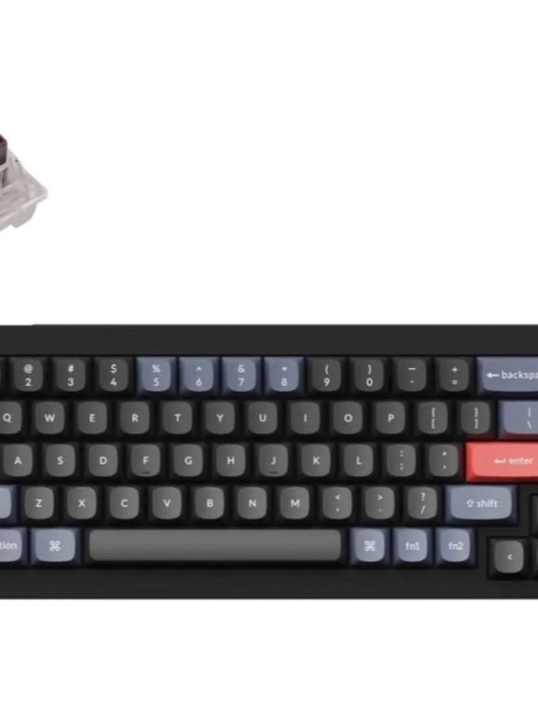 Клавиатура Keychron V2 68 Key QMK Keychron K PRO Brown Hot-Swap RGB Knob Carbon Black 3