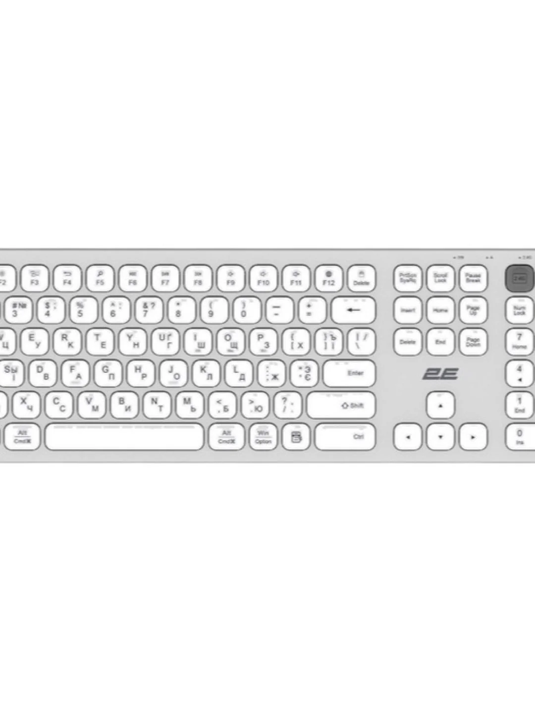 Keyboard 2E KS270 WL BT Black ножничные 2