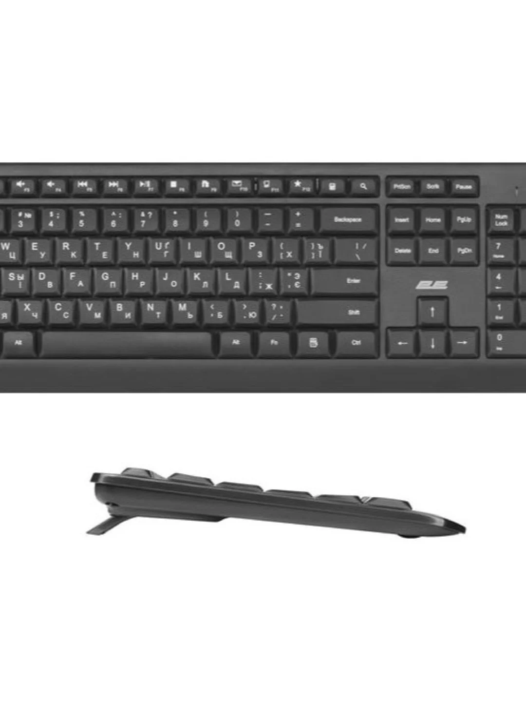 Клавиатура 2Е KS220 WL Black 2