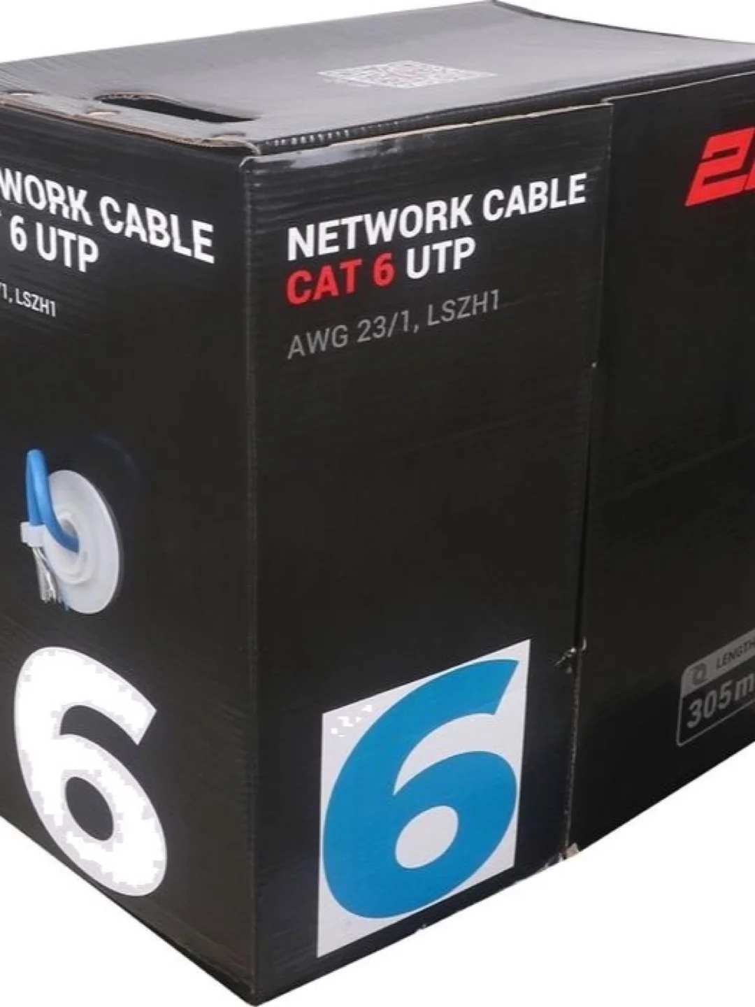 СКС CAT 6 UTP 305m AWG 24/1 LSZH-1 синий