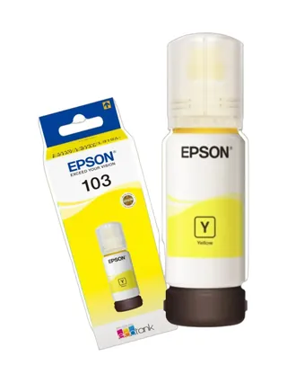 Epson 103 EcoTank Yellow ink bottle (65 мл, 7500 стр.) для L31xx / L32xx