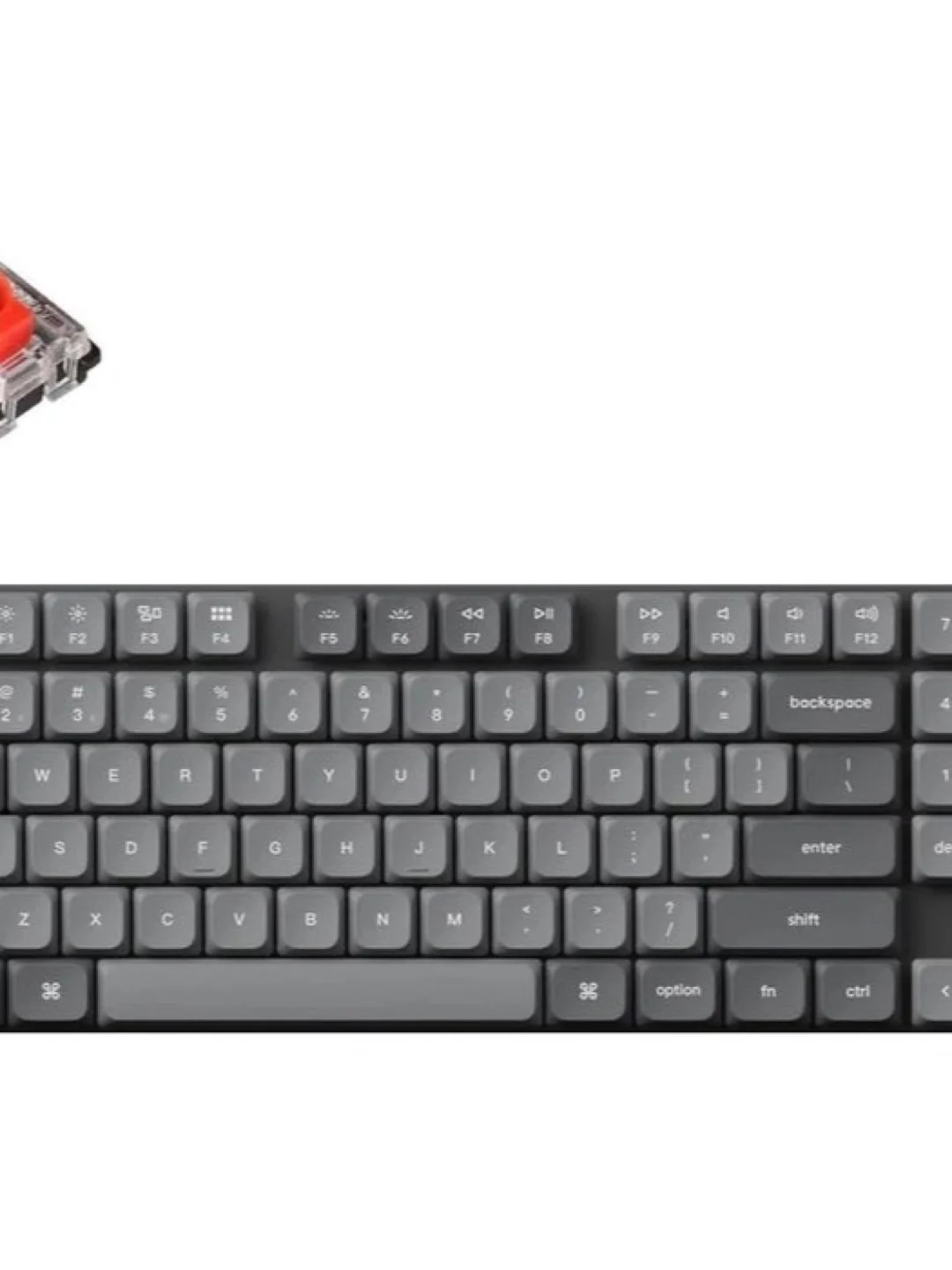 Клавиатура механическая Keychron K13 MAX 90Key, K pro Red, WL/BT/USB-A, QMK, EN/RU/UZ, White Led, черный K13M-A1-UZ