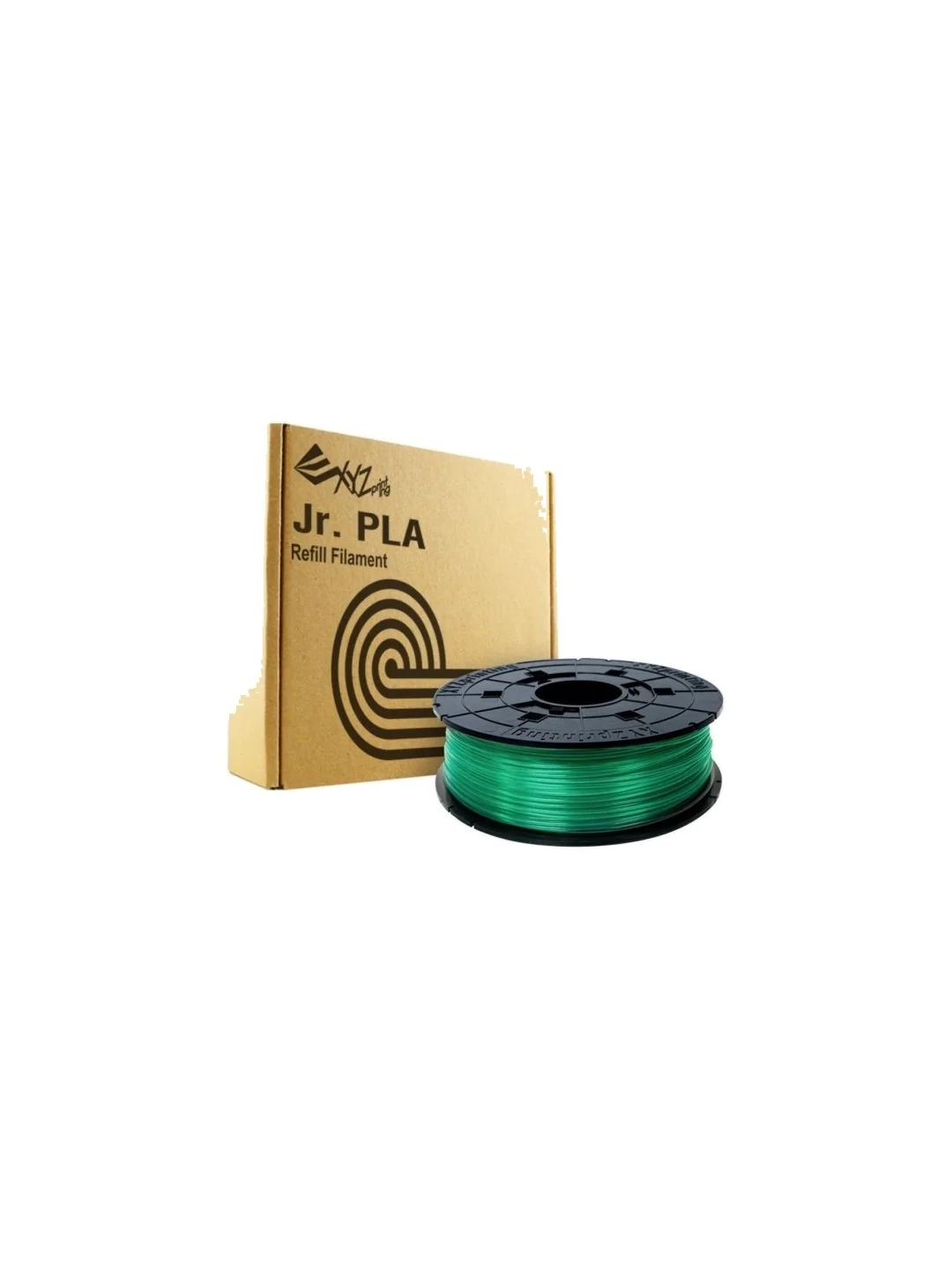 Катушка с нитью 1.75мм/0.6кг PLA(NFC) XYZprinting Filament для Junior, miniMaker, Nano зеленый