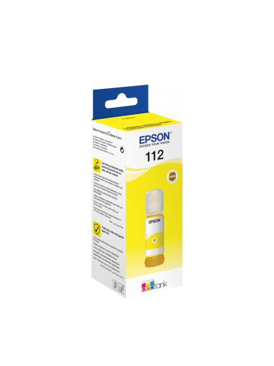 Epson 112 EcoTank Yellow ink bottle (70 мл, 6000 стр.) для L15150 / 15160 / 11160 / 6490 / 6570 2