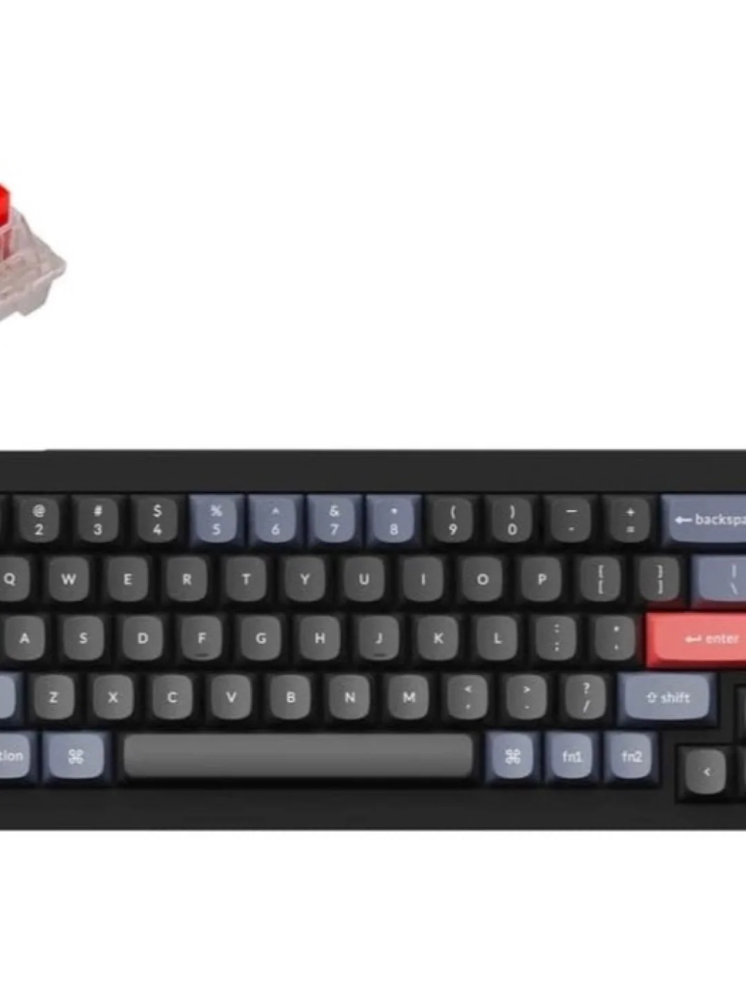 Keychron V2 68 Key QMK Keychron K PRO Red Hot-Swap RGB Knob Carbon Black klaviaturasi 2