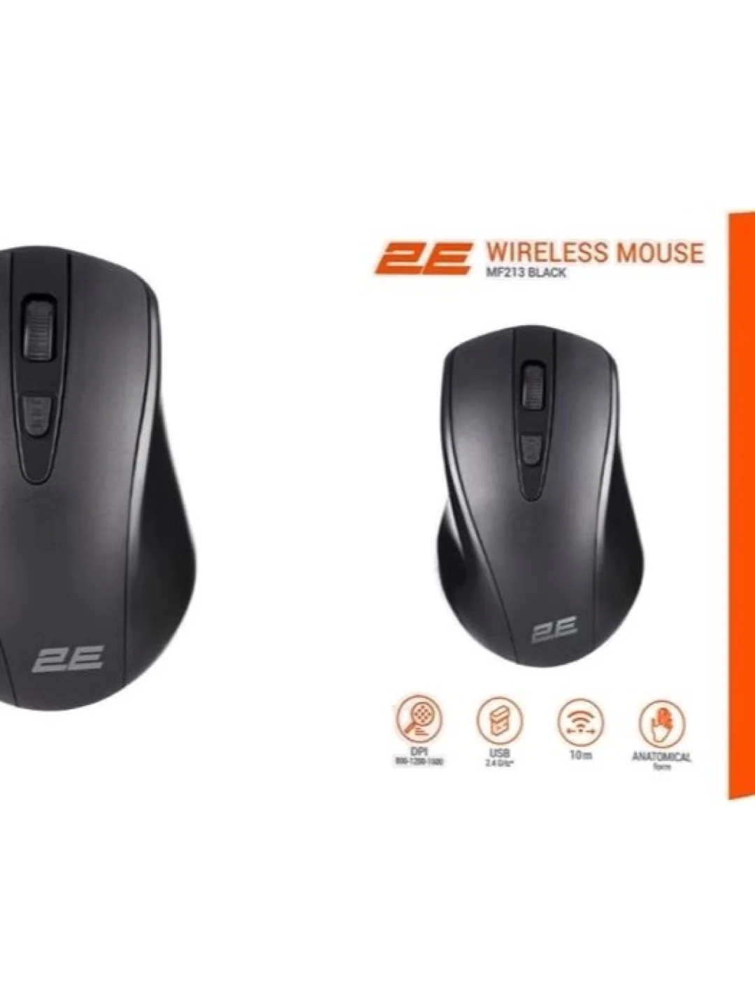 Мышь 2Е MF213 WL Black 2