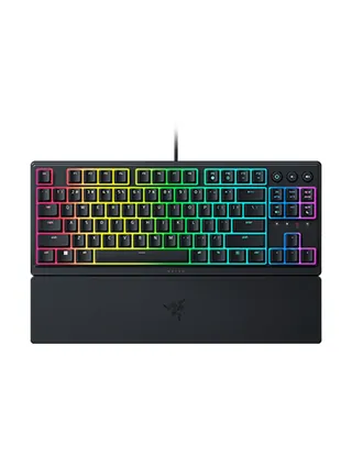 Клавиатура механическая проводная Razer Ornata V3 TKL 84key, Mecha-Membrane Switch, USB-A, EN/RU, RGB, black