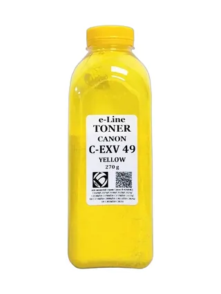 Тонер + девелопер e-Line БУЛАТ Canon EXV49 iR C3320 Yellow 270 г