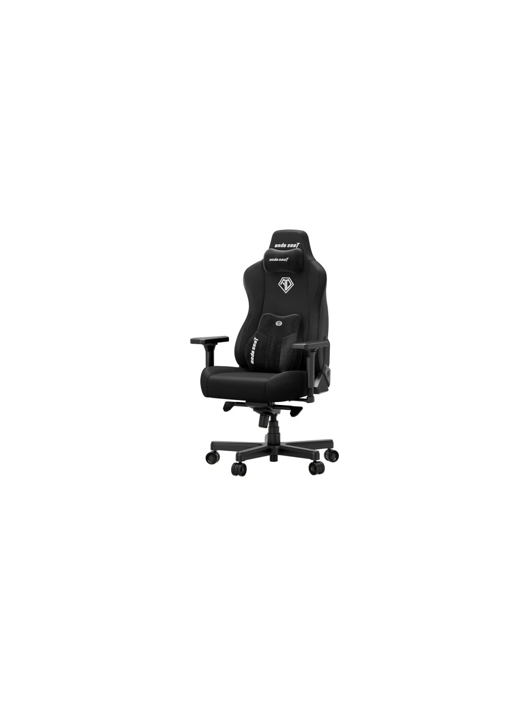 Кресло AndaSeat Kaiser 3Е XL, льняная ткань, 4D-Armrests, чёрный