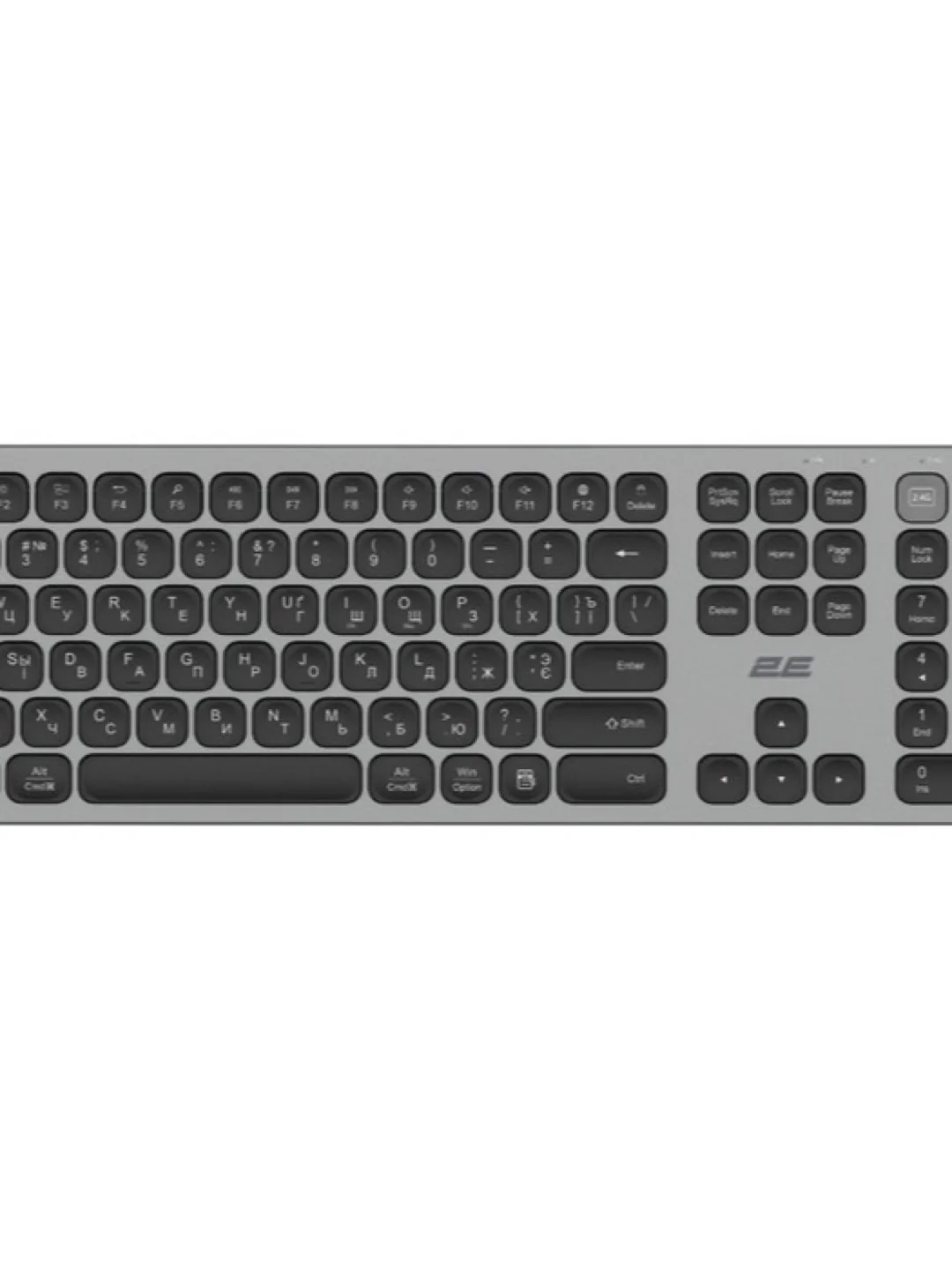 Keyboard 2E KS270 WL BT White ножничные 2