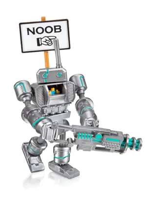 Jazwares Roblox Imagination Figure Pack Noob Attack - Mech Mobility W7 o'yin kolleksion figurkasi
