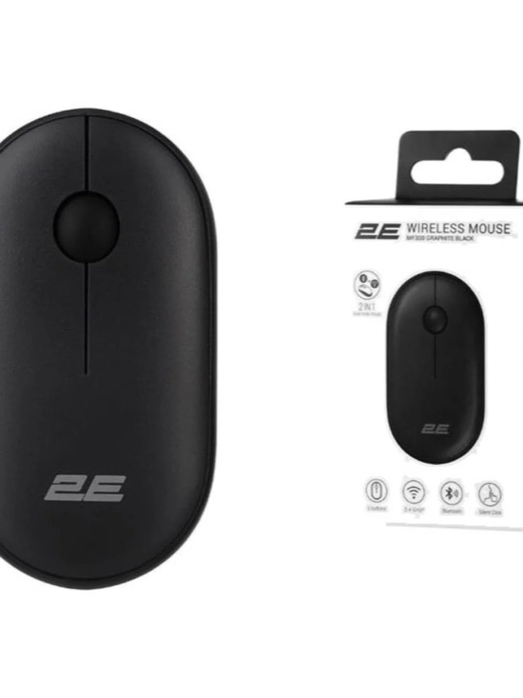 Mouse 2E MF300 Silent WL BT Graphite black 2