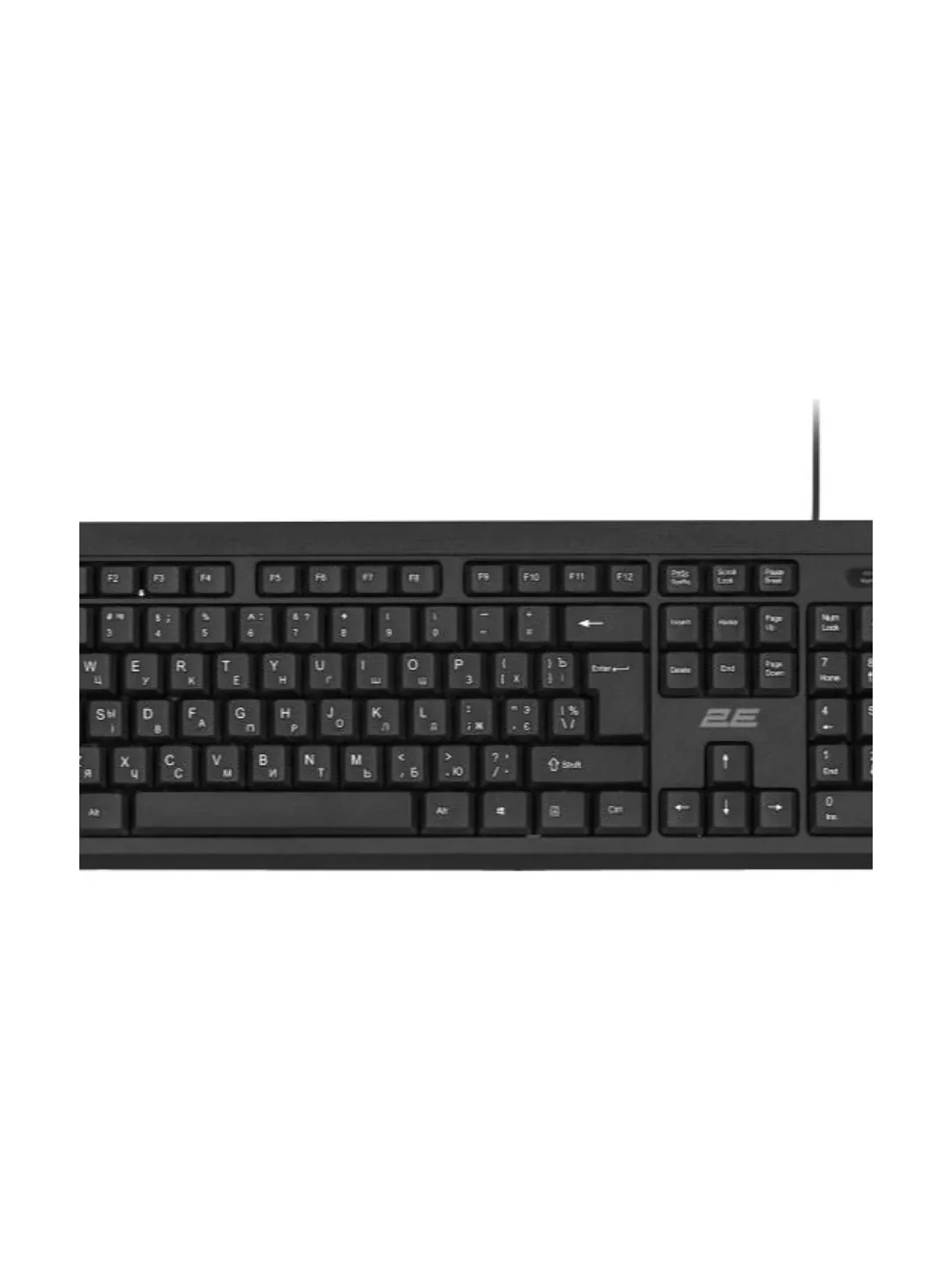 2E KS108 USB Black simli klaviatura 2