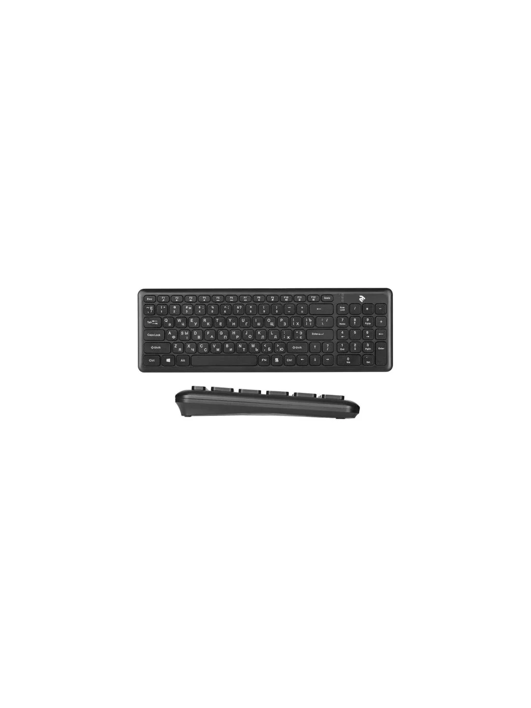Клавиатура 2E KS230 Slim WL Black