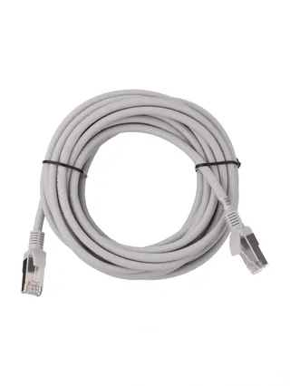 Patch cord 2E Cat 5e,FTP,RJ45, 26AWG ,7/0.16 Cu, 5.00 m, LSZH,Grey