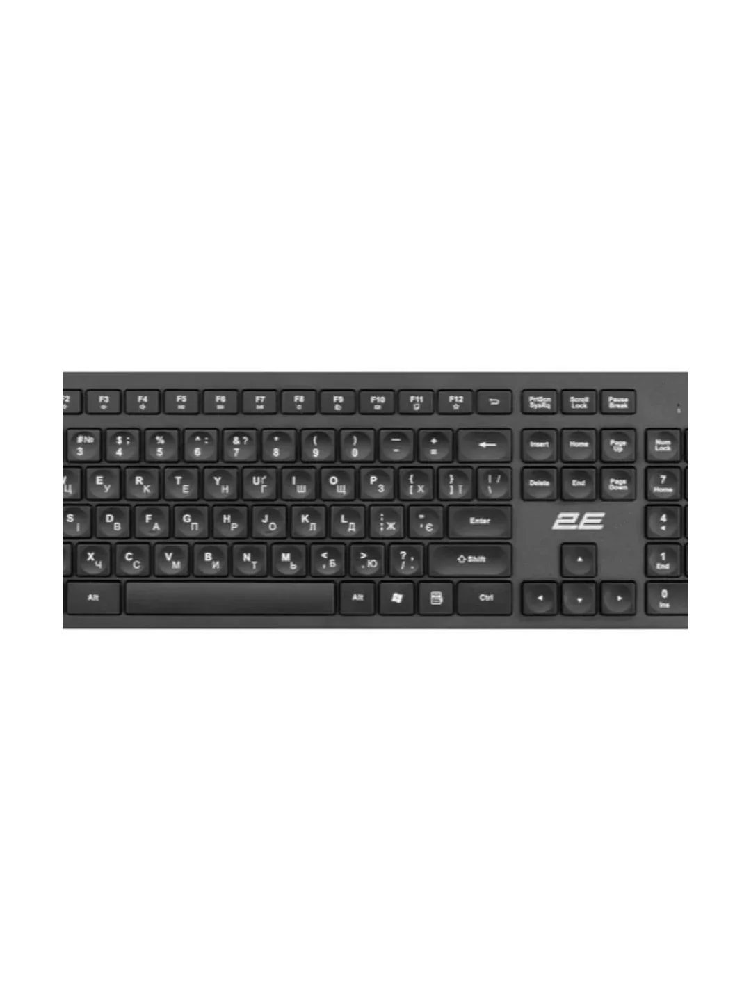 Клавиатура 2E KS260 WL BT Black EN/UA/RU 2