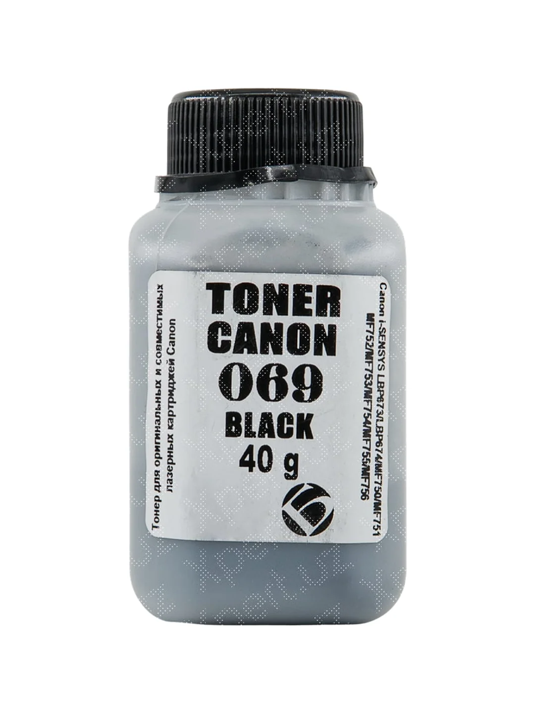 Тонер БУЛАТ Canon 069 Black 40 Г банка 2