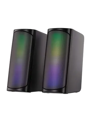 Акустическая система 2E PCS231 RGB Matrix, 2.0, USB, Black
