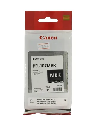 PFI-107 MB (матовый черный) для Canon IPF670/770 (130 мл)