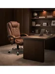 Кресло для персонала VIBRO MASSAGE коричневый 4