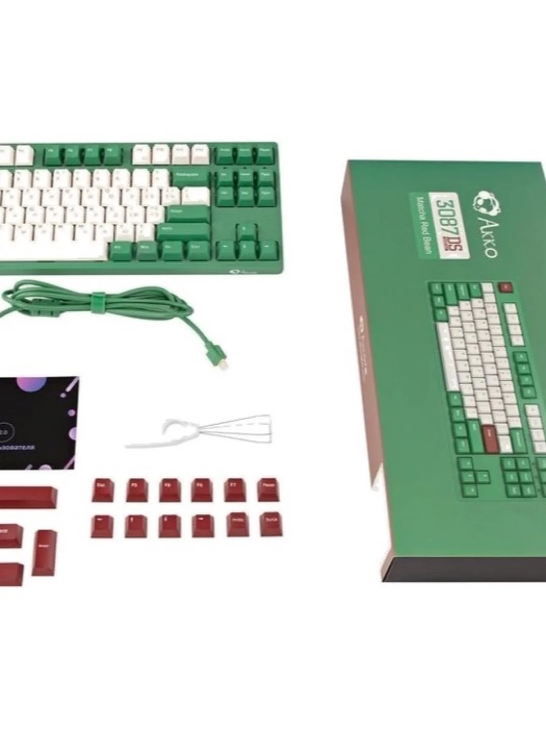 Клавиатура Akko 3087 V2 Matcha Red Bean V2 Orange