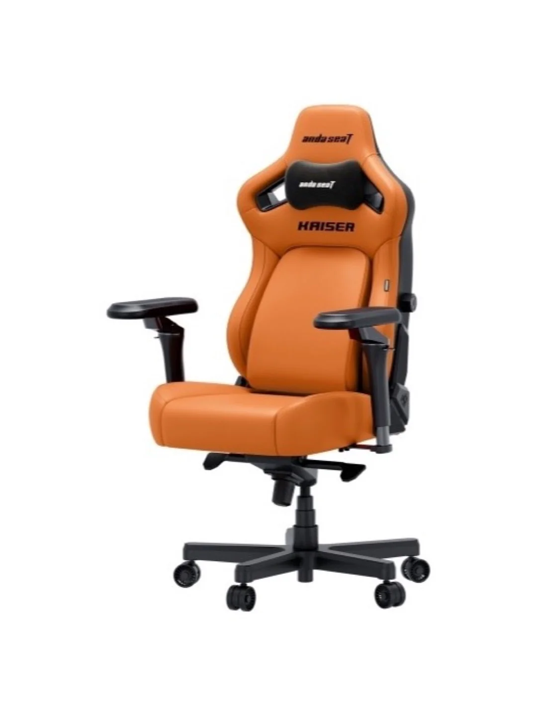 Кресло AndaSeat Kaiser 4 V2, ПВХ кожа, 6D-Armrests, оранжевый