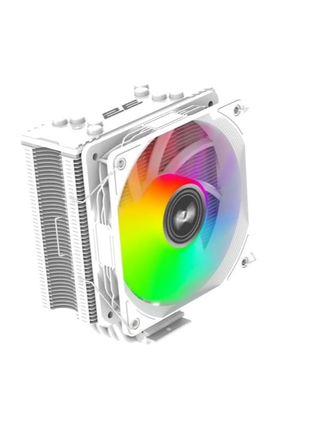 2E GAMING Air Cool ACN120W-ARGB protsessor sovutgichi LGA1700, 1200, 115x, 1366, AM5, AM4, AM3, AM3+, AM2, AM2+, FM2, FM1 4pin PWM, 3pin +5VARGB, TDP 180W 2