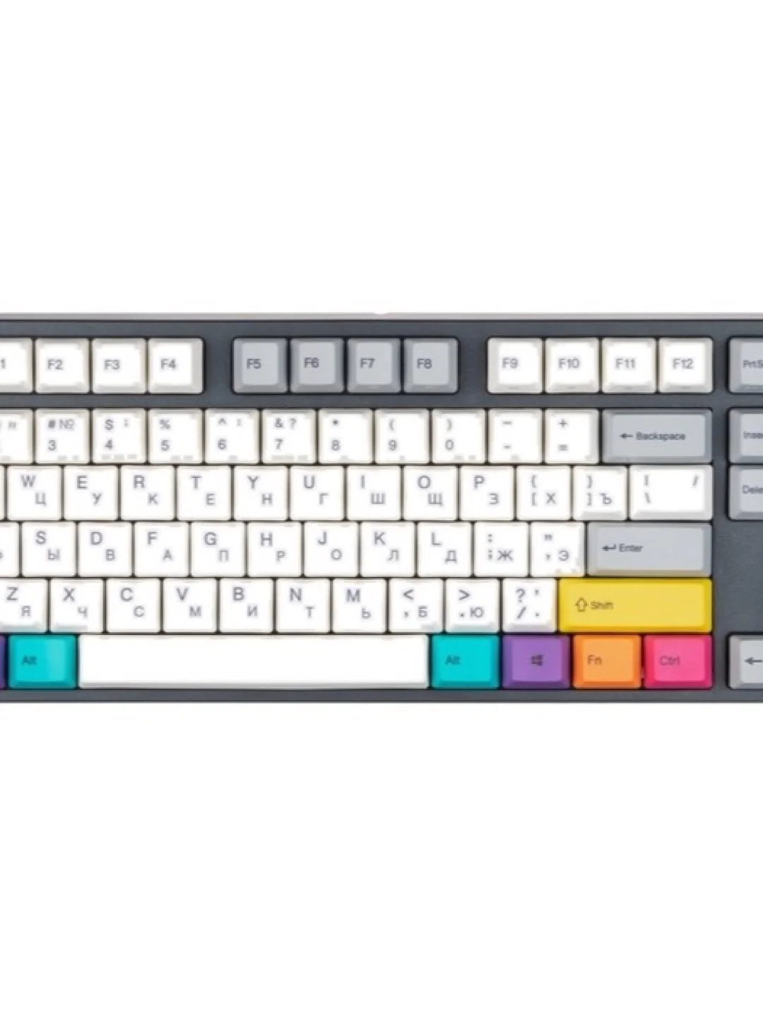 Клавиатура Varmilo MA87M V2 CMYK, EC Rose V2,RU