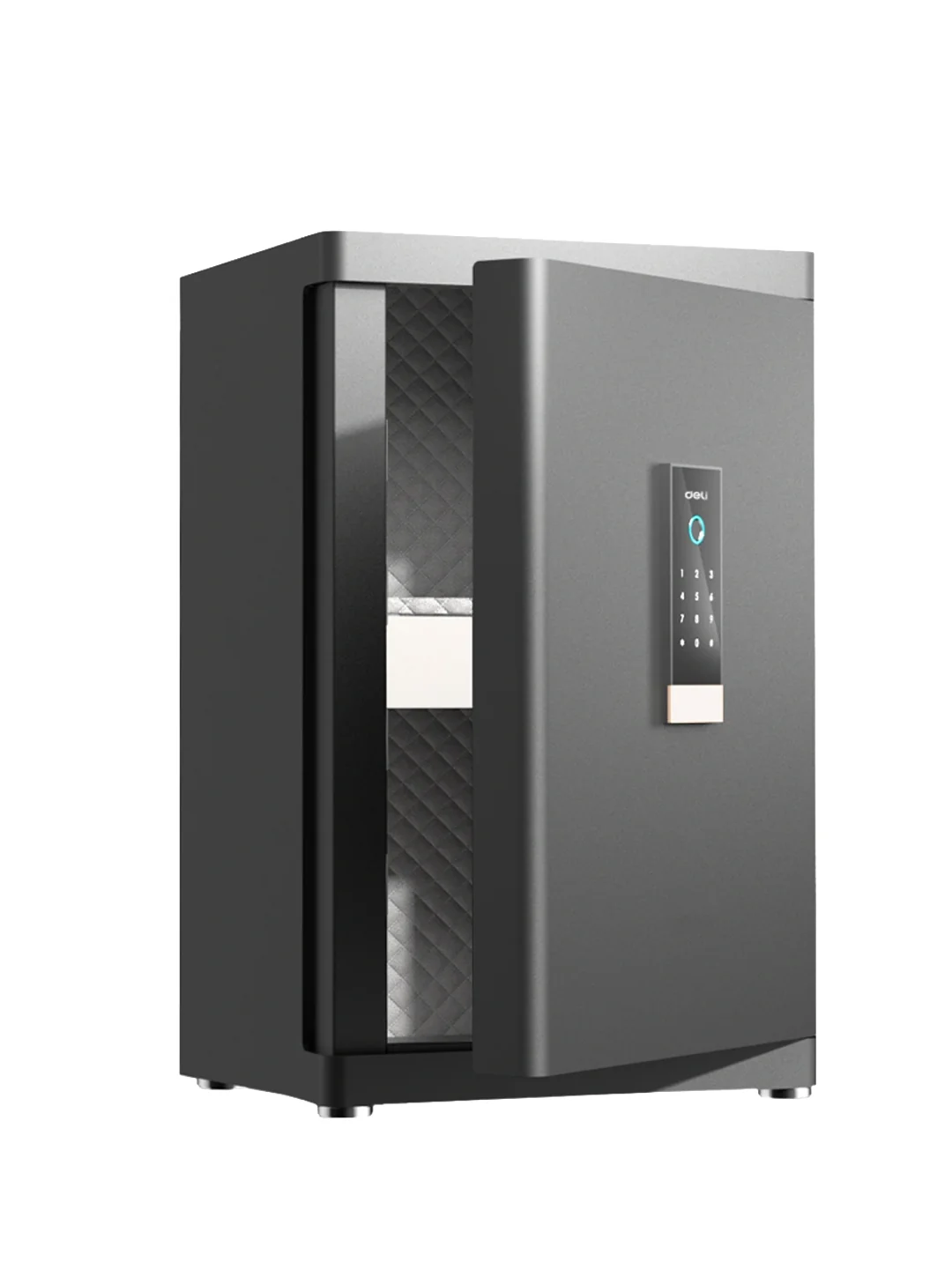 Сейф H610*W380*D360 с отпечатком (чр) ET594 Deli