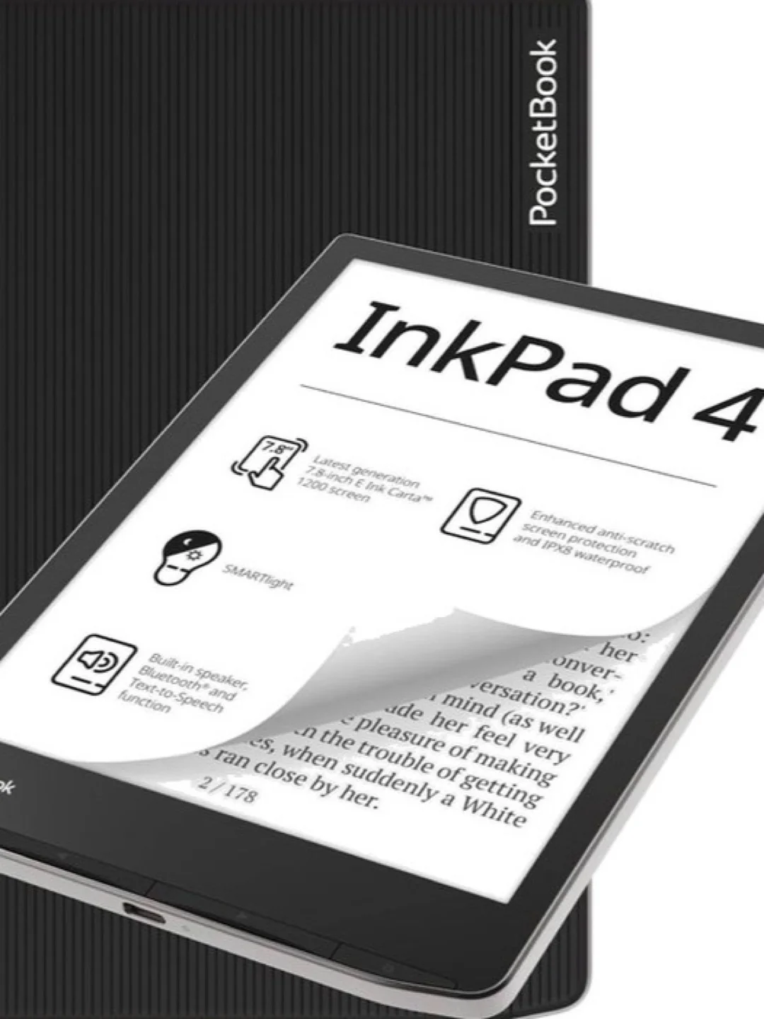 Электронная книга PocketBook 743G InkPad 4, Stardust Silver 2