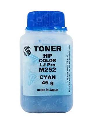 CLJ PRO Тонер БУЛАТ HP Pro M252 Cyan банка 45 г