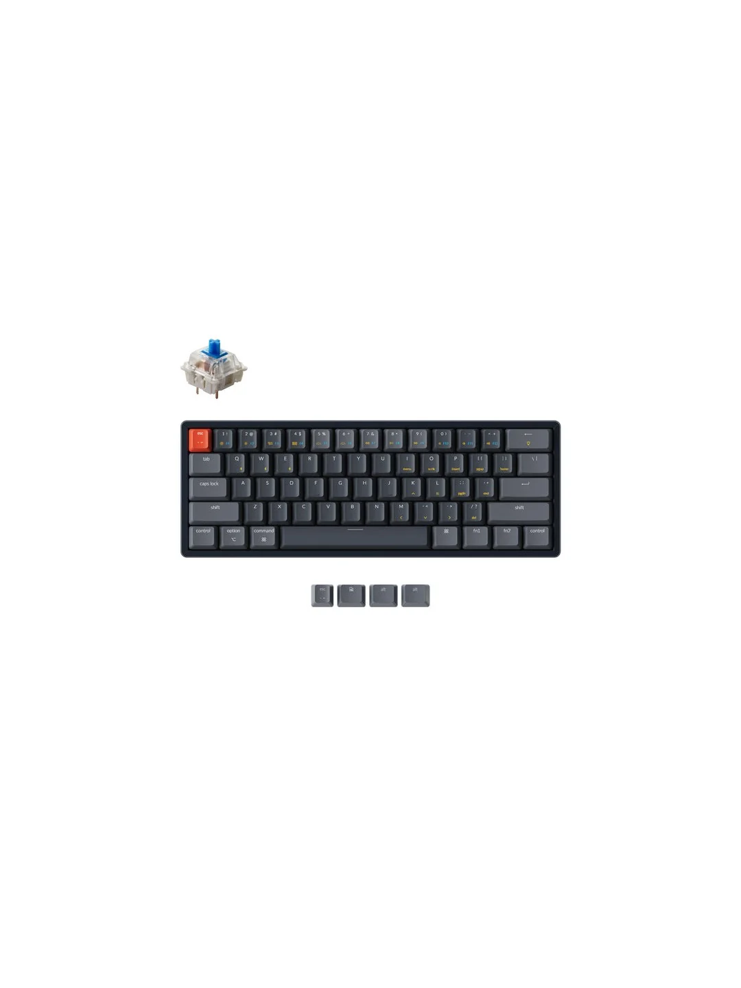 Клавиатура Keychron K6 68 Key Gateron White LED Blue