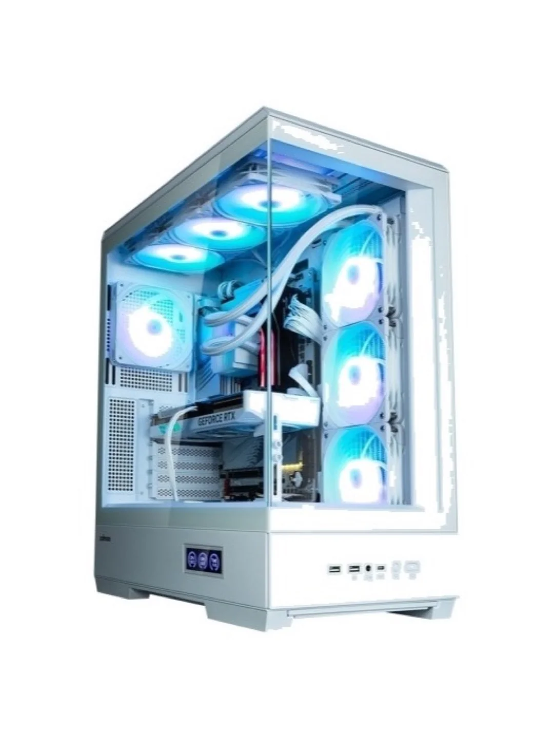 Корпус Zalman P50 DS без БП, 2xUSB3.0, 1xUSBType-C, 4x120мм ARGB, VGA 435мм, LCS ready, TG Side Panel, ATX, чёрный