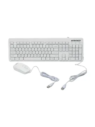 Клавиатура AVTECH PRO C302 WHITE