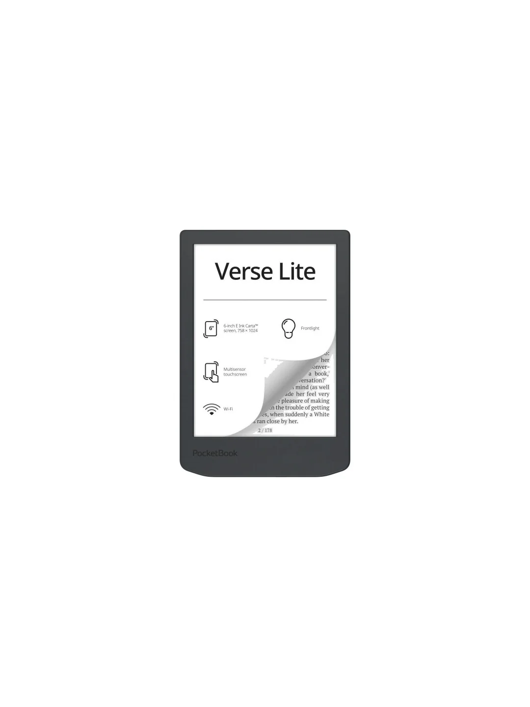 Электронная книга PocketBook 619 Verse Lite, Midnight Grey,PB619-T-CIS